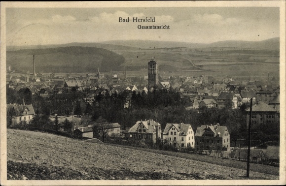 PC Bad Hersfeld in Hesse, total view of the village