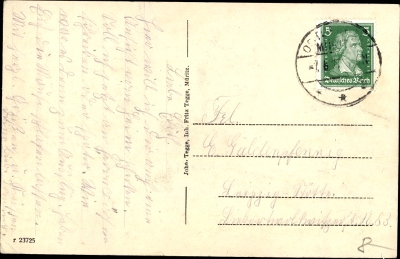 Postcard Baltic resort Graal Müritz, Leipzig children&#39;s home