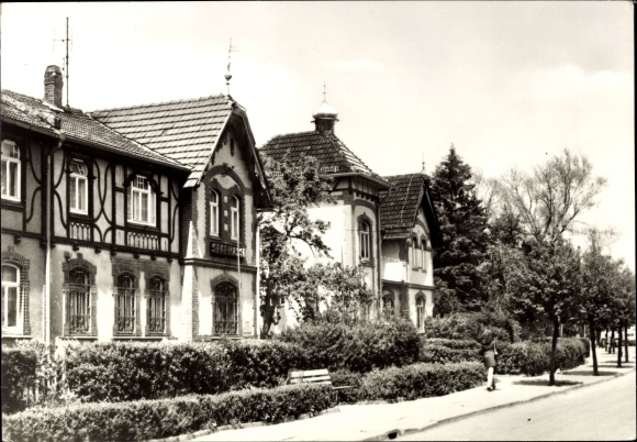 Postcard Bad Tennstedt in Thuringia, Kurstrasse