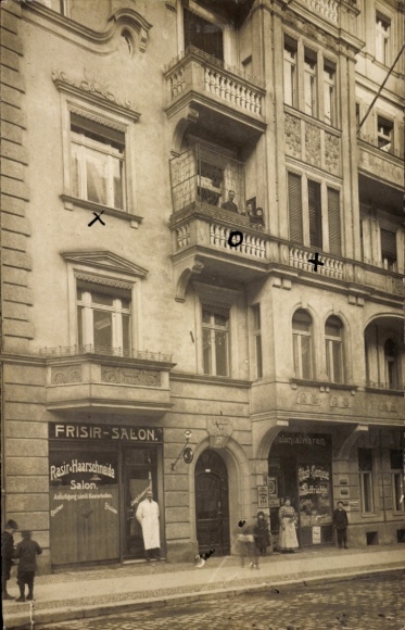 zdjęcie KP Berlin Prenzlauer Berg, Chodowieckistraße 7, salon fryzjerski, sklep, mieszkańcy