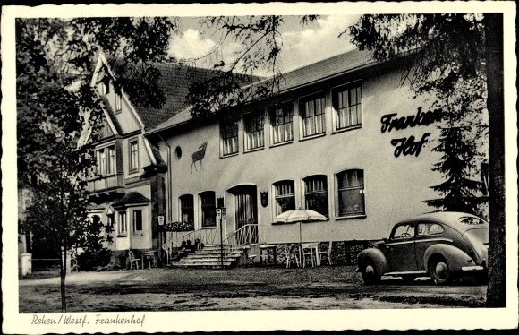 Ak Reken Nordrhein Westfalen, Gut Frankenhof, Heinrich Pohlmann, VW Käfer