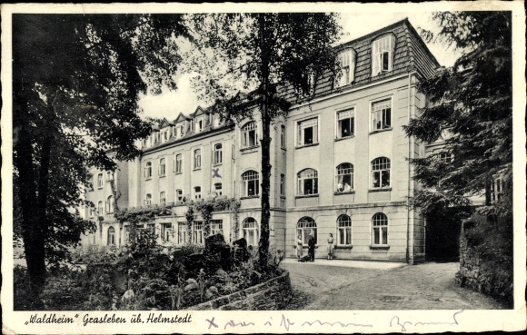 Ak Grasleben in Niedersachsen, Waldheim