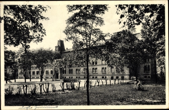 Postcard Annaburg Saxony Anhalt, Reich Labor Service, RAD department 1/140, 5/140, 7/140, accommodation