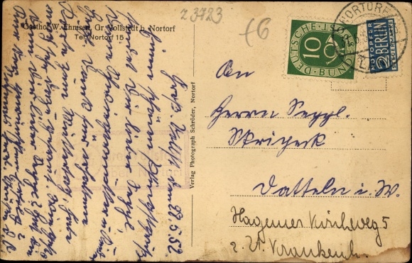 Ansichtkaart Groß Vollstedt in Sleeswijk-Holstein, Gasthof W. Ehmsen, binnenaanzicht