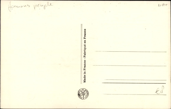 Postcard Louis Pasteur, French chemist