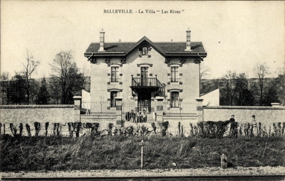 Ak Belleville Hauts-de-Seine, Villa Les Rives