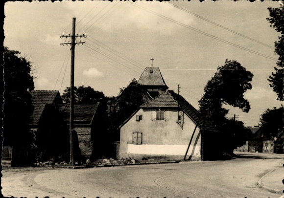 Photo Postcard Leuenberg in der Mark, street, houses
