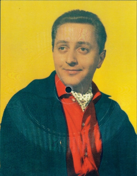 Vinyl Postcard singer and actor Lutz Jahoda, Colorvox