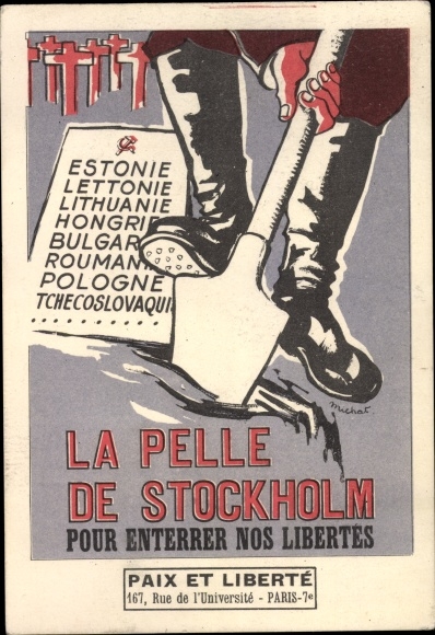 Ak La Pelle de Stockholm, Contre l'armement nucléaire, anti Sovjet-Unie, anti kernwapens