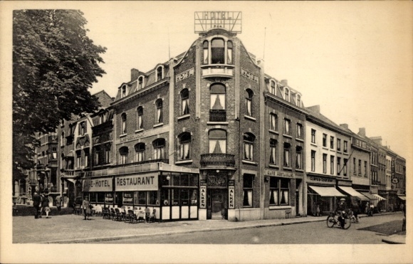 Ak Hasselt Vlaanderen Limburg, E-HOTEL RESTAURANT, Hotel Victory, Place Léopold, 20 comfortabele kamers