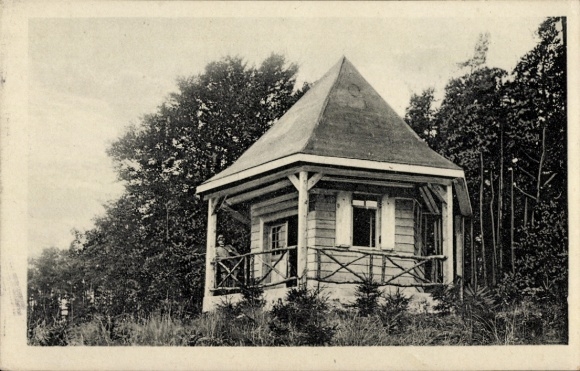 Postcard Angenrod Alsfeld in Hesse, wooden house