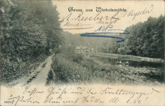 Postcard Gruiten Haan in the Rhineland, Winkelsmühle