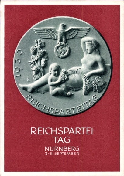 Ganzsachen Ak Nürnberg, Reichsparteitag 1939, Reichsparteitag des Friedens