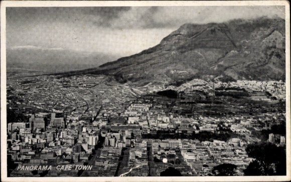 Ak Cape Town Kapstadt Südafrika, Panorama von  Berge, Stadtansicht