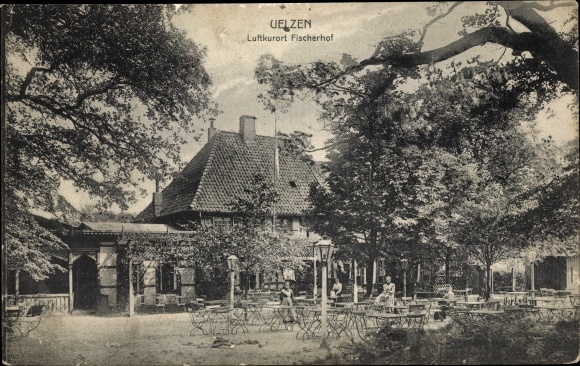 Postcard Uelzen in Lower Saxony, climatic health resort Fischerhof