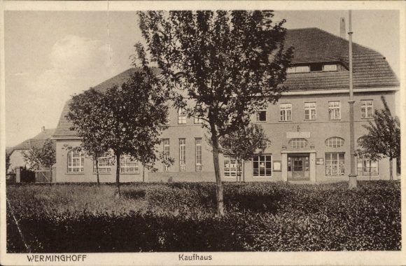 Postcard Werminghoff Knappenrode Hoyerswerda in Upper Lusatia, department store