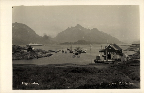 zdjęcie KP Digermulen Norwegia, częściowy widok, port