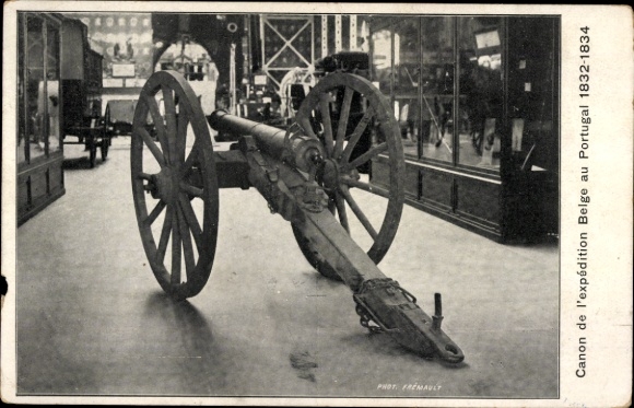 Ak-Canon of the Belgian expedition to Portugal 1832-1834