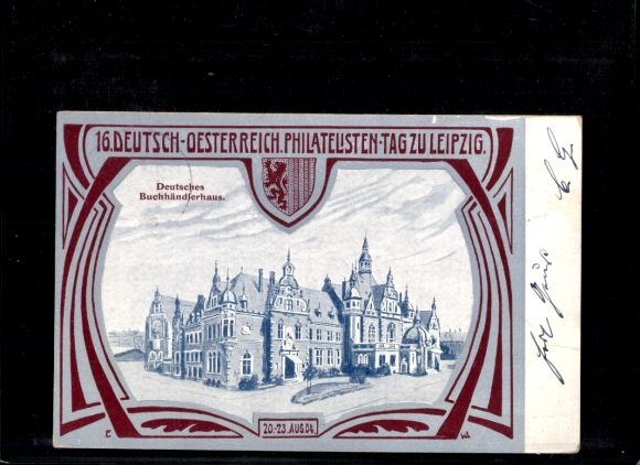 Postwaardestuk Ak PP 27 C54 01, 16e Duits-Oostenrijkse Filatelistendag 1904
