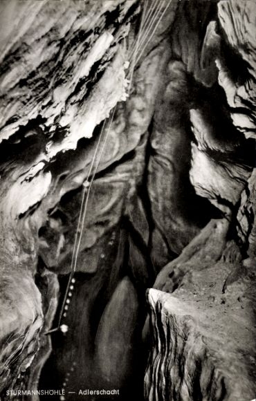 Ak Obermaiselstein in Oberallgäu Zwaben, Sturmannshöhle, Adlerschacht