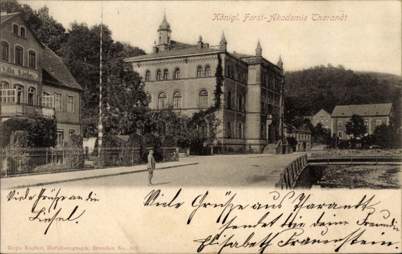Ak Tharandt im Erzgebirge, Königliche Forstakademie