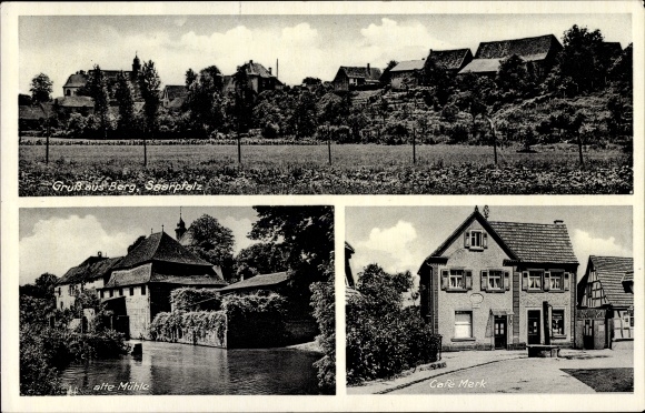 KP Berg in der Pfalz, Cafe Merk, Alte Mühle, częściowy widok