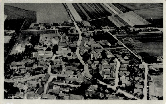 Postcard Schandelah Cremlingen in Lower Saxony, aerial photograph