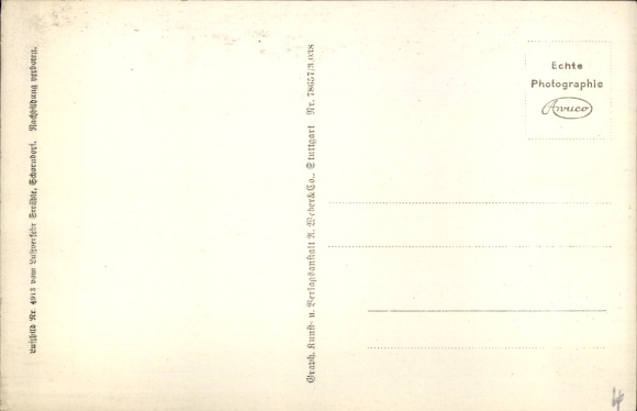 Postcard Albbruck in the Black Forest, aerial photograph