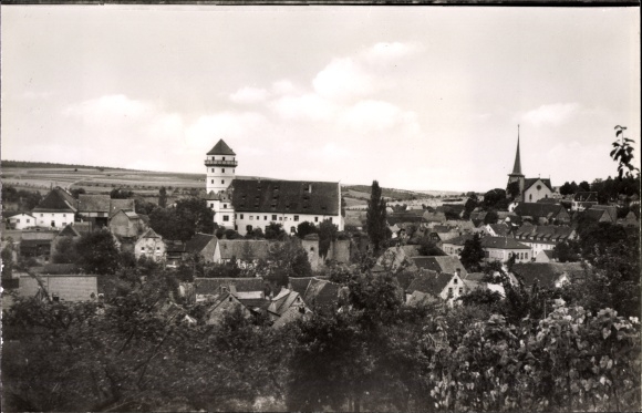 Ak Rimpar in Unterfranken, Totalansicht der Ortschaft