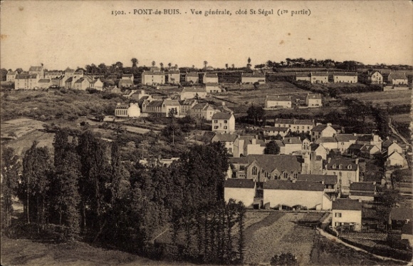 CPA Pont de Buis lès Quimerch Finistère, vue generale