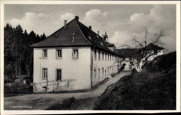 Postcard Marienthal Seelbach near Hamm an der Sieg, Franciscan monastery, retreat house