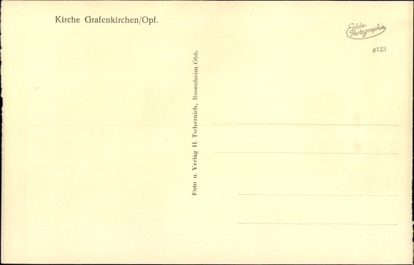 Postcard Grafenkirchen Pemfling Oberpfalz, Kircheninneres