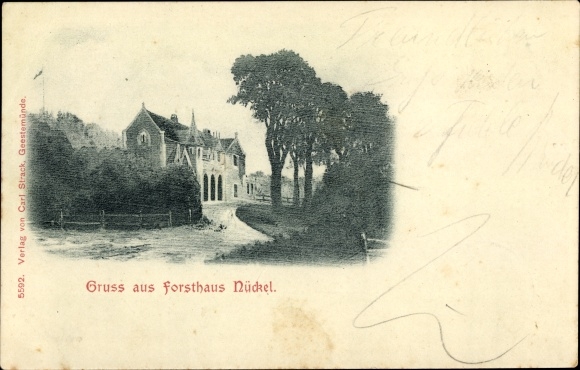 Ak Nückel Bexhövede Loxstedt in Niedersachsen, Forsthaus Nückel