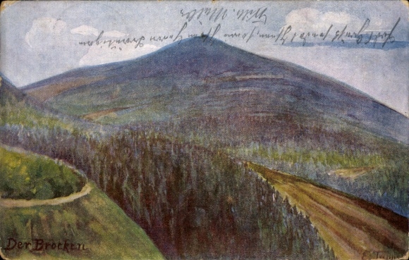 Ak Brocken im Harz