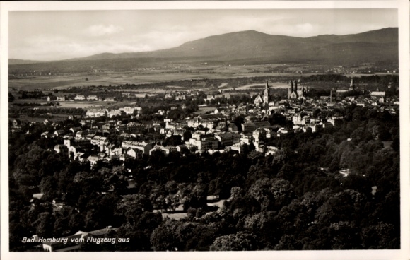 Postcard Bad Homburg vor der Höhe Hessen, aerial photograph