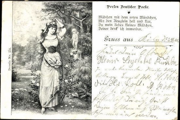 10 alte Ak Frauenportraits, diverse Ansichten
