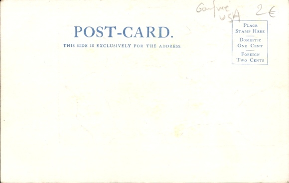 Ansichtkaart Manitou Colorado USA, Bat's Wing, Cave of the Winds, rotsen, mensen, 1902
