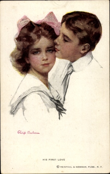 Kunstenaarskaart Boileau, Philip, eerste liefde, geliefden