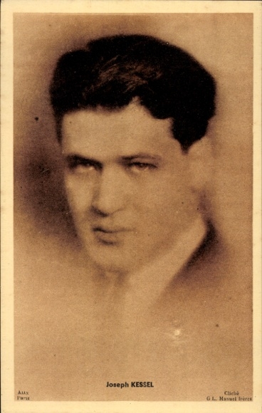 Postcard Joseph Kessel, French journalist