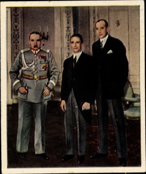 Collecting picture The post-war period No. 240, June 1934, German Polish friendly visit, Goebbels
