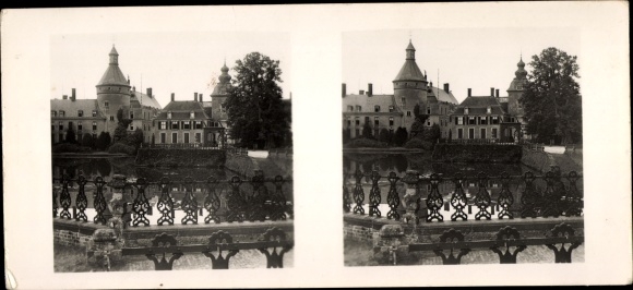 Stereo Raumbild Foto Schöne Heimat Nr. 21, Anholt Isselburg in Westfalen, Renaissanceschloss Anholt