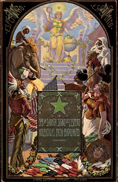 Artist PC Lehmann-Dumont, Karl, Esperanto, Sankta Signo de l'Espero