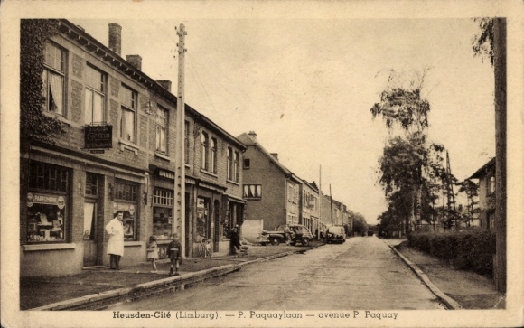 CPA Heusden Zolder Vlaanderen Limburg, Avenue P. Paquay