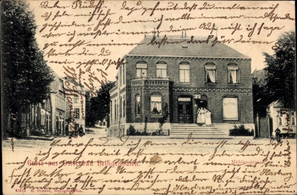 Postcard Ostseebad Heiligenhafen in Holstein, Mühlenstraße