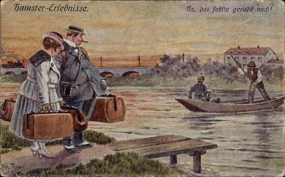 Artist PC Thiele, Arthur, hamster experiences, well, that was just missing, fat couple, ferry boat