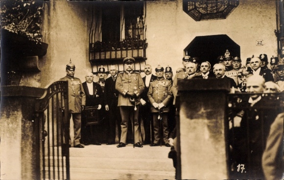Foto Ak Deutscher Jägertag Mai 1925, Reichspräsident Paul von Hindenburg