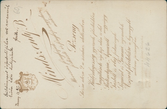 Kabinetsfoto Mindszenty B. Pozsony Pressburg Bratislava Slowakije, jongen met speelgoedezel, portret