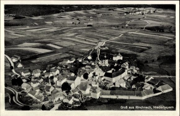 Ak Rinchnach Niederbayern, Fliegeraufnahme