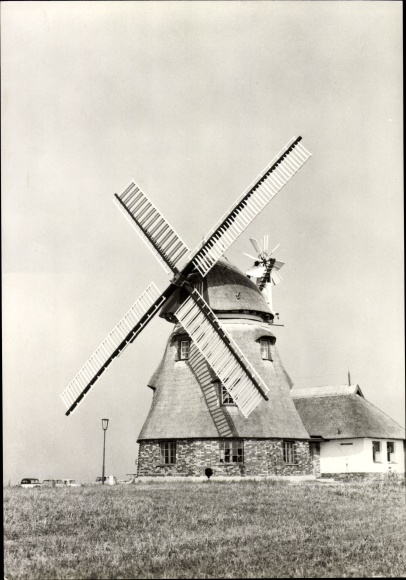 Postcard Groß Stieten in Mecklenburg, restaurant Mecklenburger Mühle, VEG animal breeding