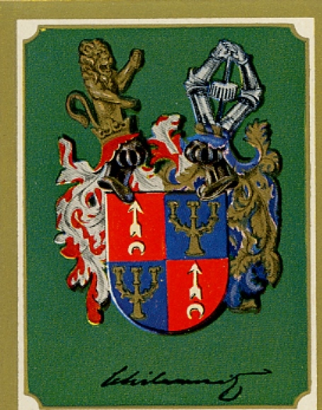 Collecting picture glorious German coats of arms No. 200, Ulrich von Wilamowitz-Moellendorff, philologist